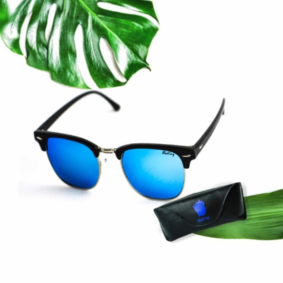 🔥ON SALE🔥Semi Rimless Clubmaster Sunglasses ⚡️😎 - Picture 3 of 8